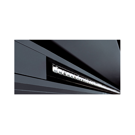 Eclairage pergola barrette leds intégrée dans un profil alu (lot de 2 cotés B / 3002 mm)
